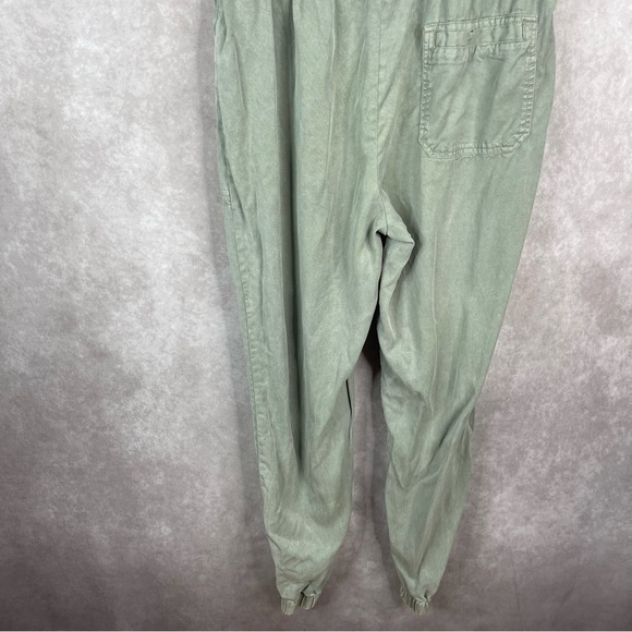 Young Fabulous & Broke Sleeveless Utility Jumpsuit Washed Green Size L - Picture 7 of 11